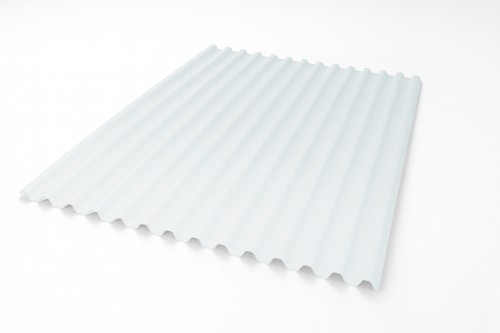 Профилированный поликарбонат 1,3 мм, волна 70/14мм, прозрачный